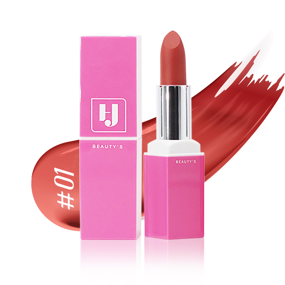 SON MÔI HOUJI CHARMING LIPSTICK MÀU 01 - HỒNG ĐẤT
