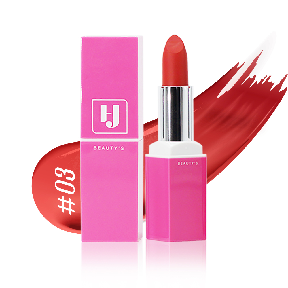 SON MÔI HOUJI CHARMING LIPSTICK MÀU 03 - ĐỎ CAM